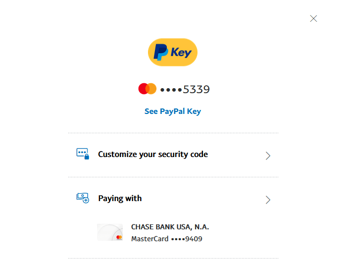 PayPal Key