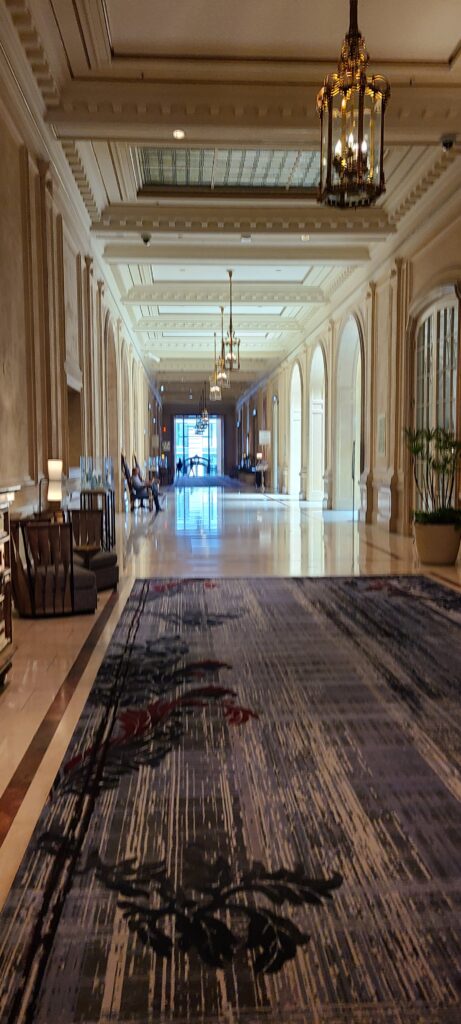 Palace Hotel SF Hallway