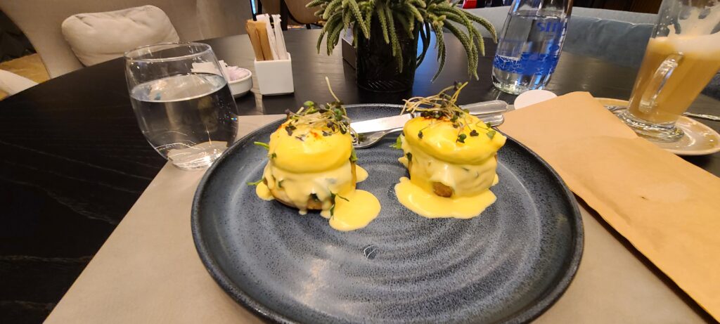 Courtyard by Marriott Baku Eggs Benedict Breakfast