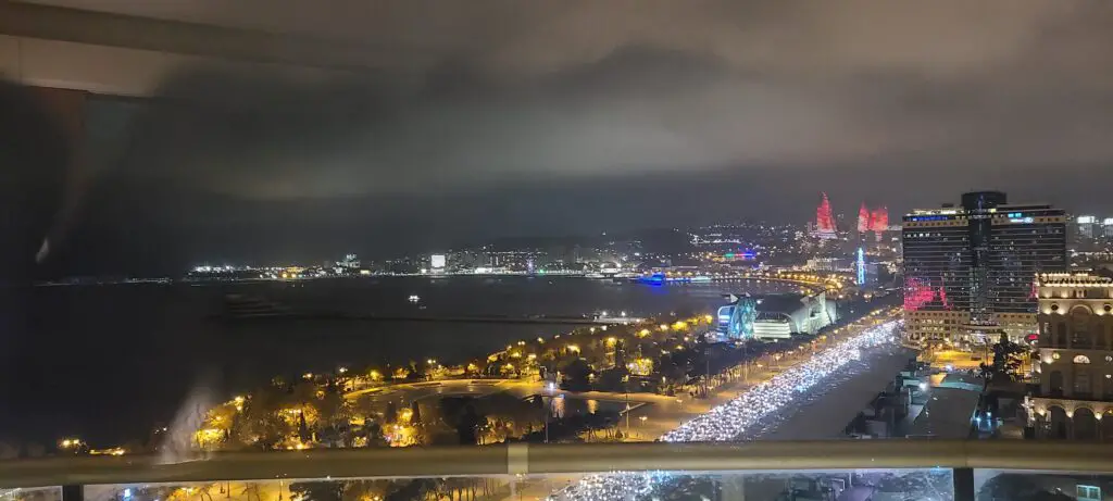JW Marriott Absheron Baku- Outside View (Nighttime)