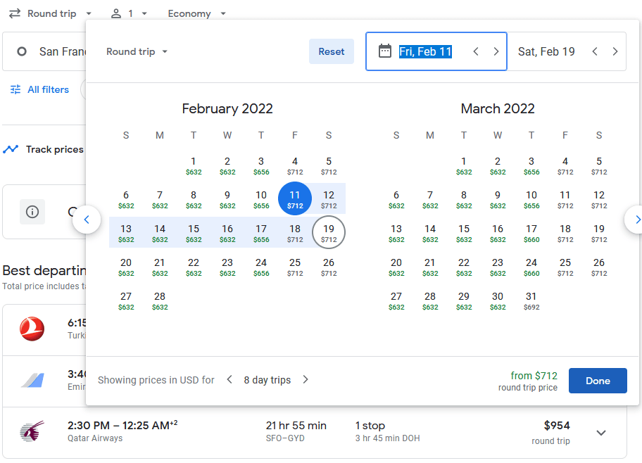 flight deal sfo-gyd