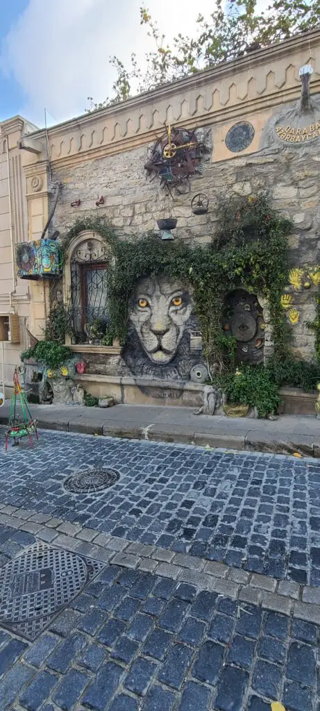 Baku Old City Lion Wall