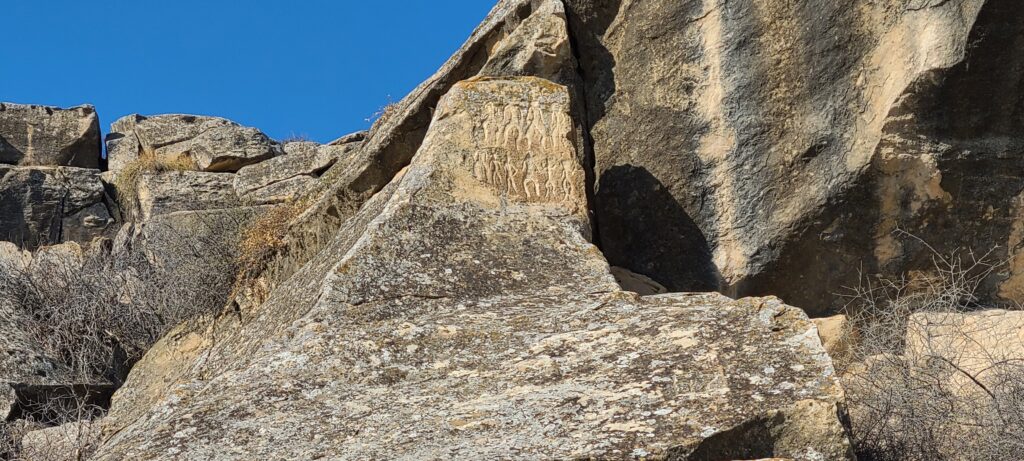 Gobustan Rock Art- Dancing Humans