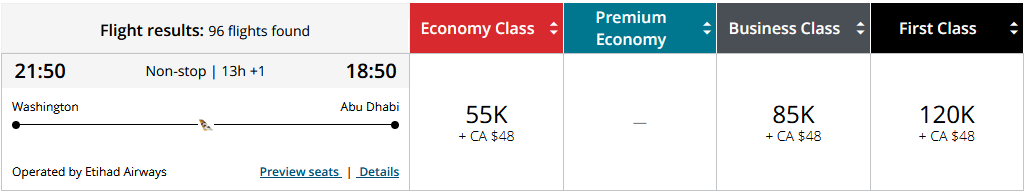 IAD-AUH Etihad