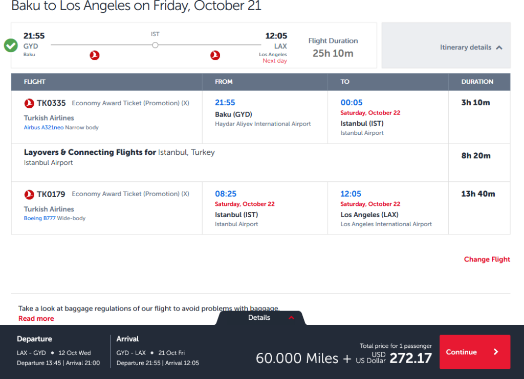 LAX-GYD Turkish Economy