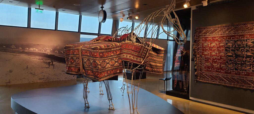 Azerbaijan carpet museum saddlebags
