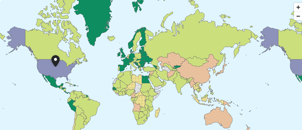 Countries Open for travel in 2022