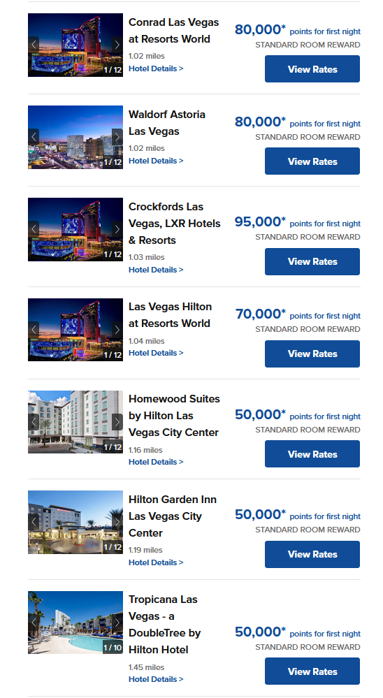 Hilton Rates Las Vegas Weekend