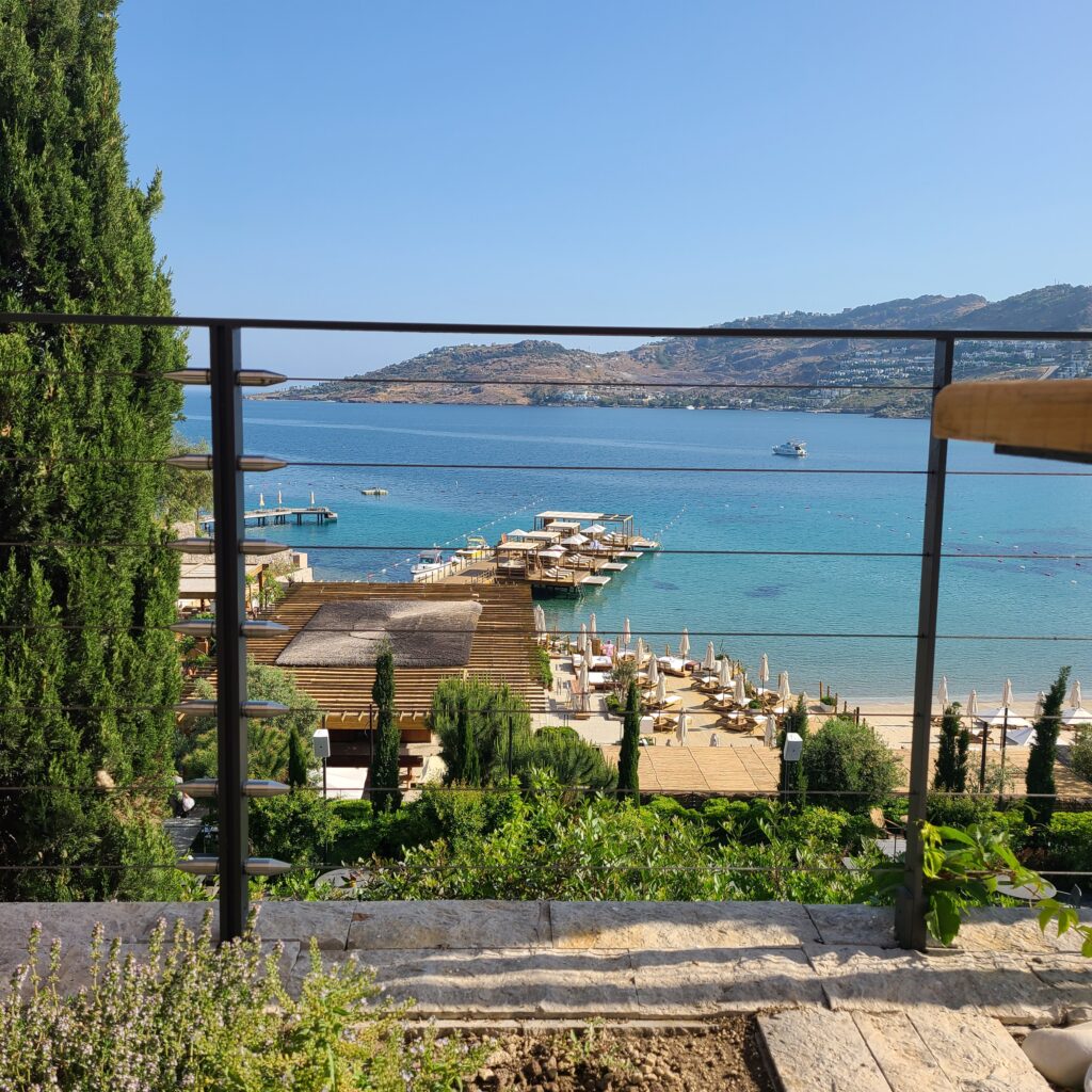 The Bodrum EDITION Kitchen Outdoor Seating View