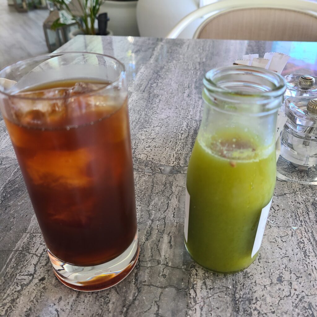 The Bodrum EDITION Cold Brew & Water Element Juice