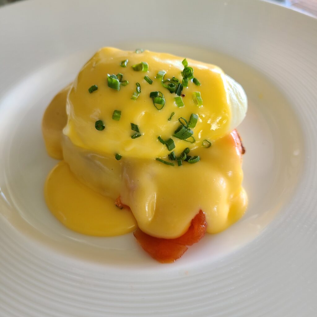 The Bodrum EDITION Eggs Benedict with Smoked Salmon