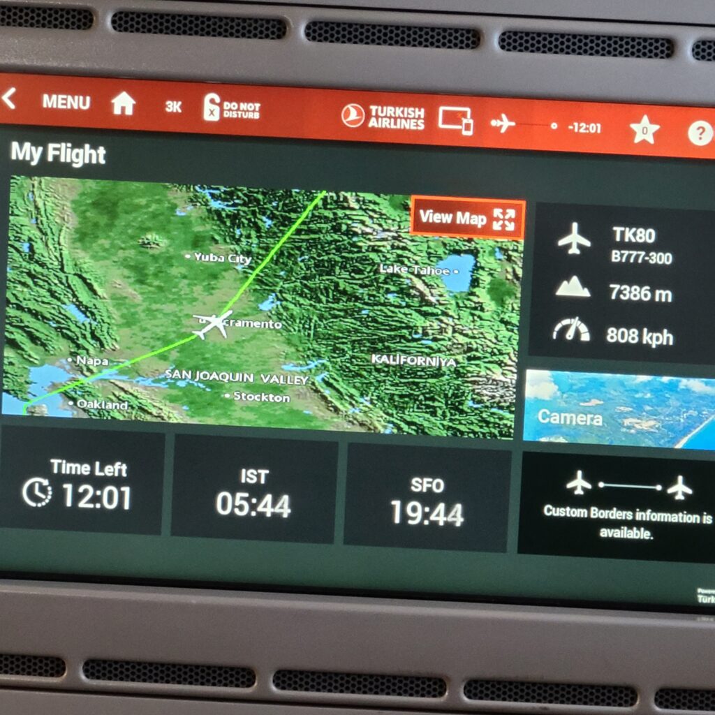 Turkish Airlines Entertainment (In-flight info)