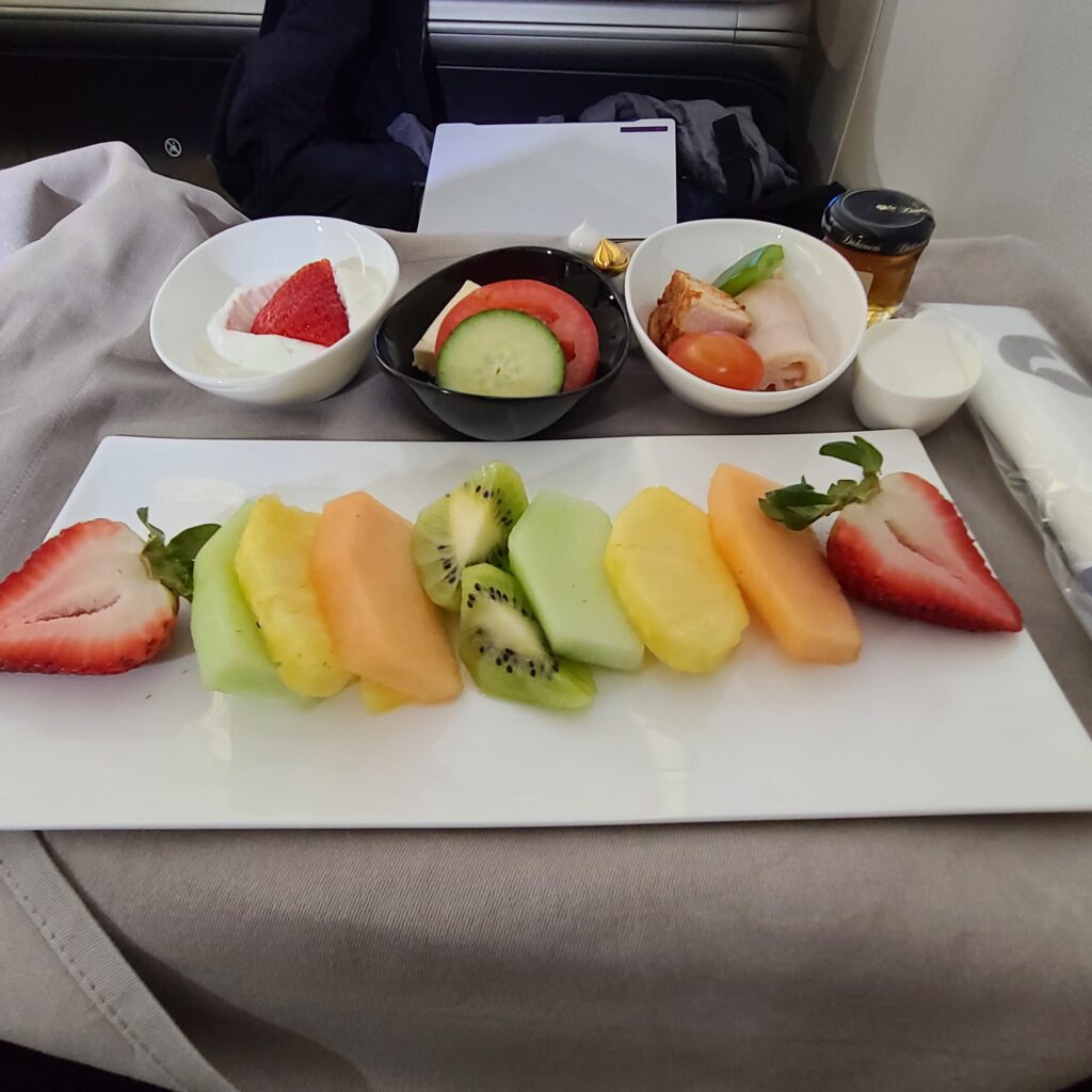 Turkish Airlines Business Class Fruit Plate