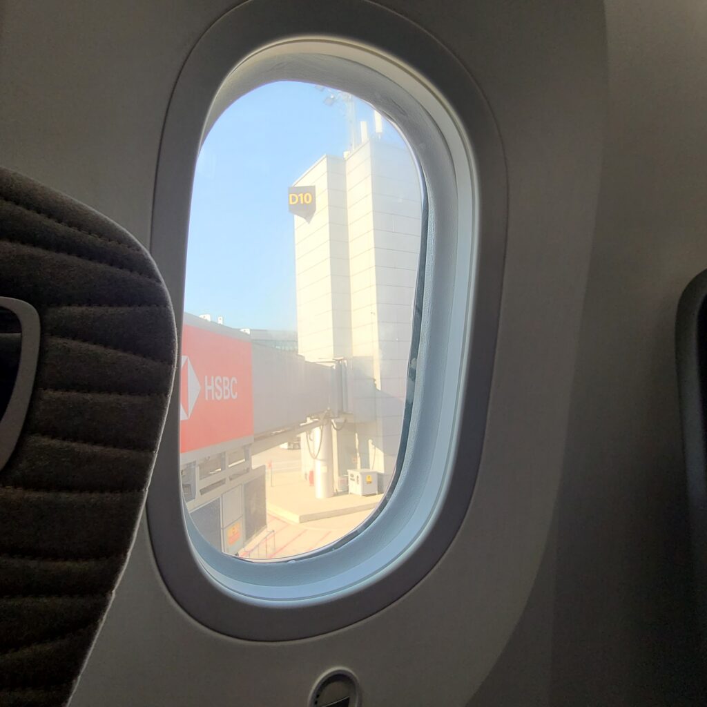 Turkish Airlines Business Class 787 Window