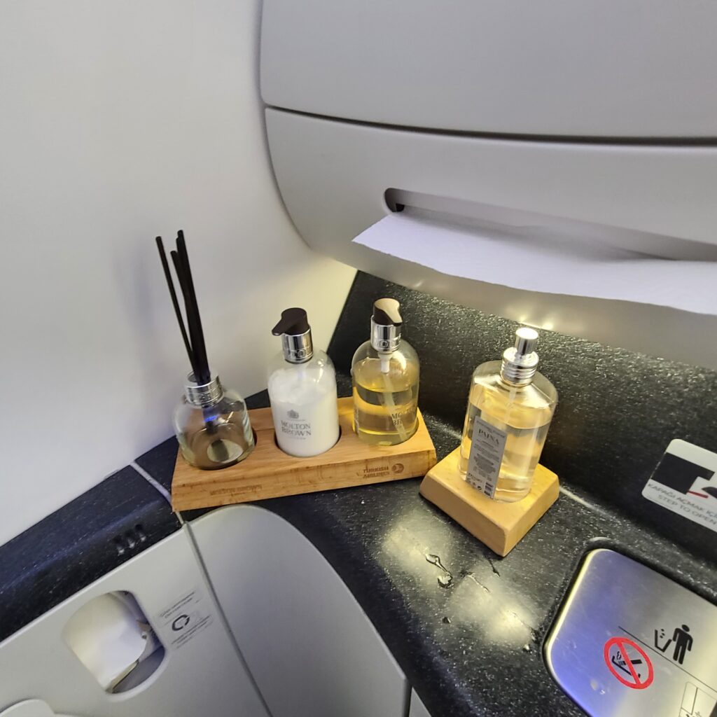 Turkish Airlines Business Class 787 Molton Brown Soap & Perfume