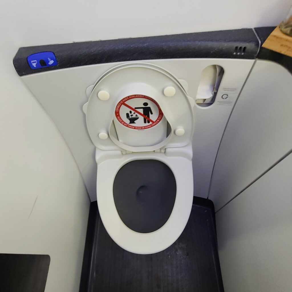 Turkish Airlines Business Class 787 Toilet