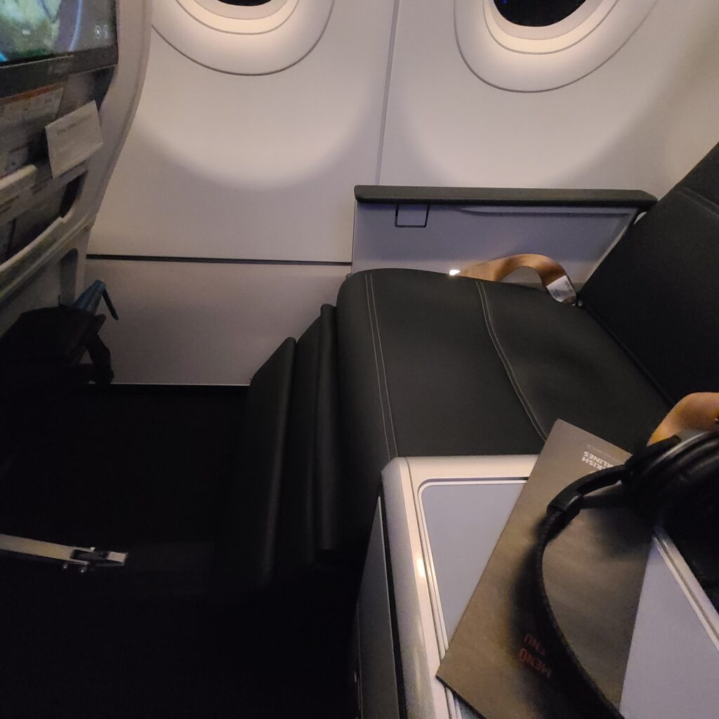 Turkish Airlines Business Class A321neo Angled Seat