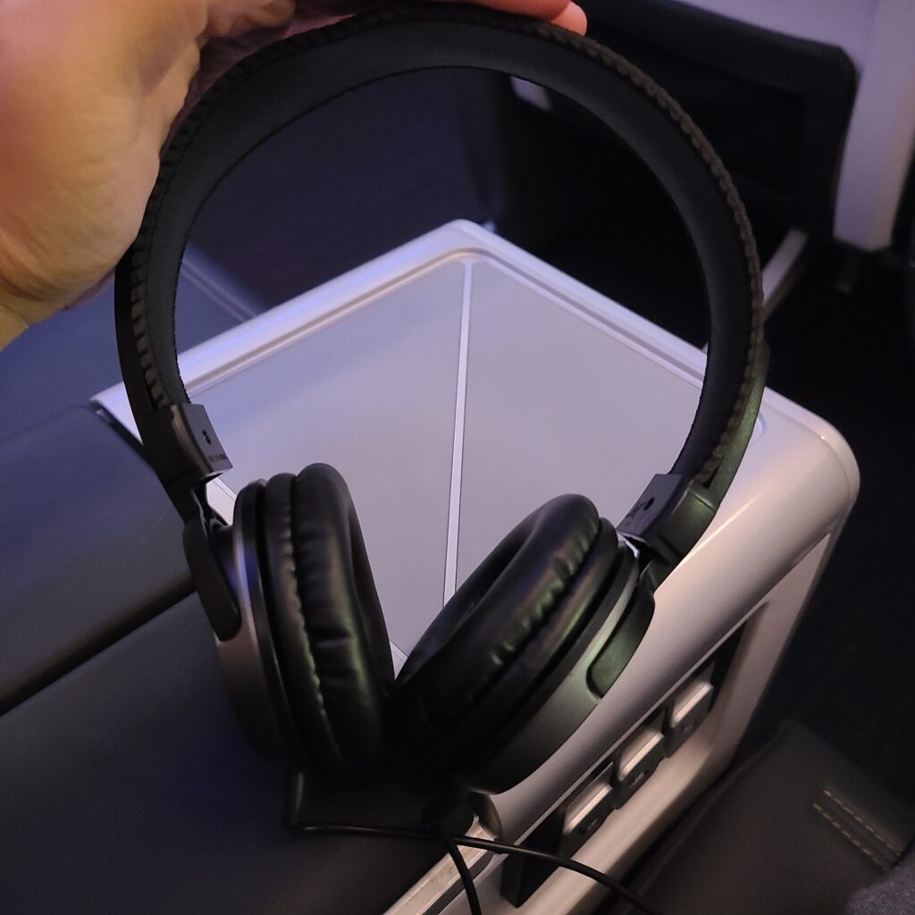Turkish Airlines Business Class A321neo Headphones