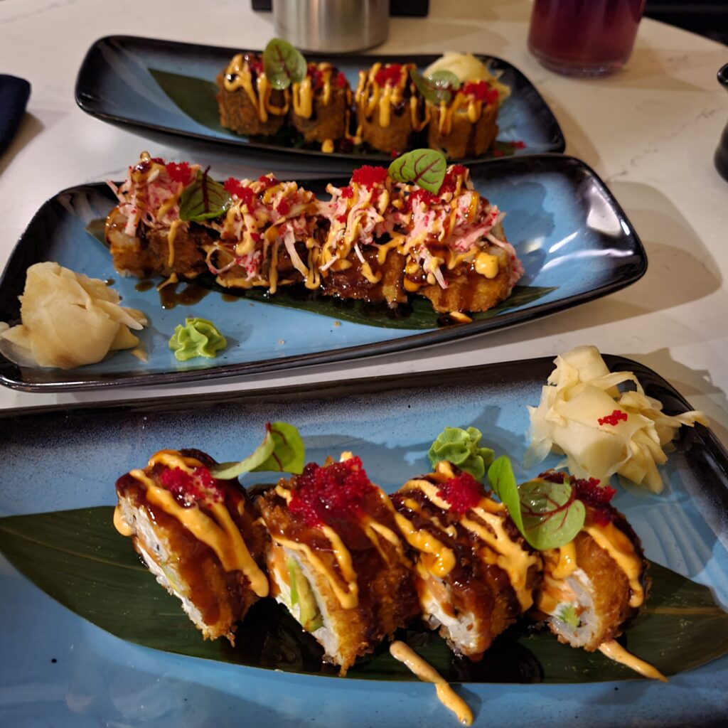 IWA Roof Bar & Restaurant Deep Fried Sushi