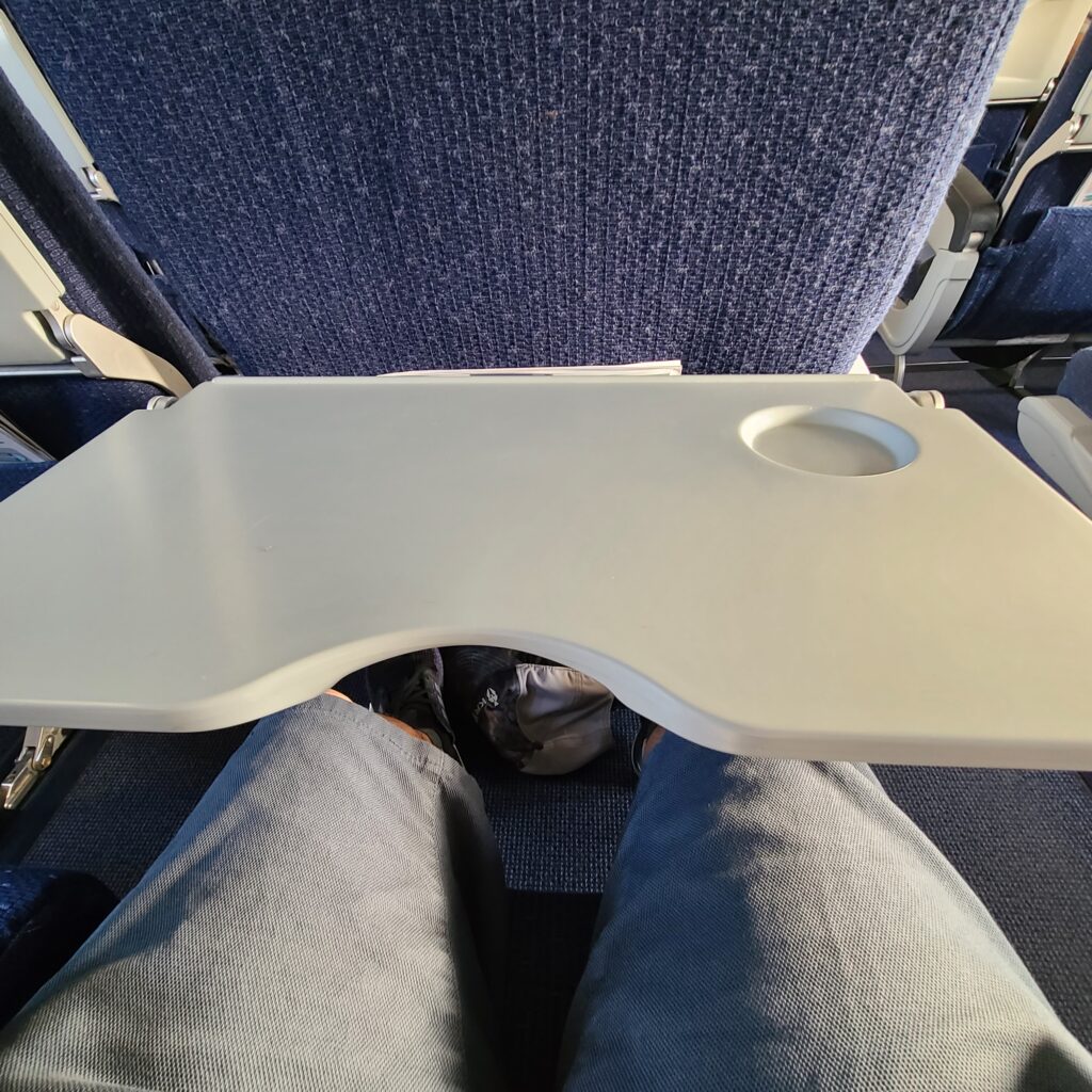 Uzbekistan Airways Airbus A320 Economy Class Tray Table