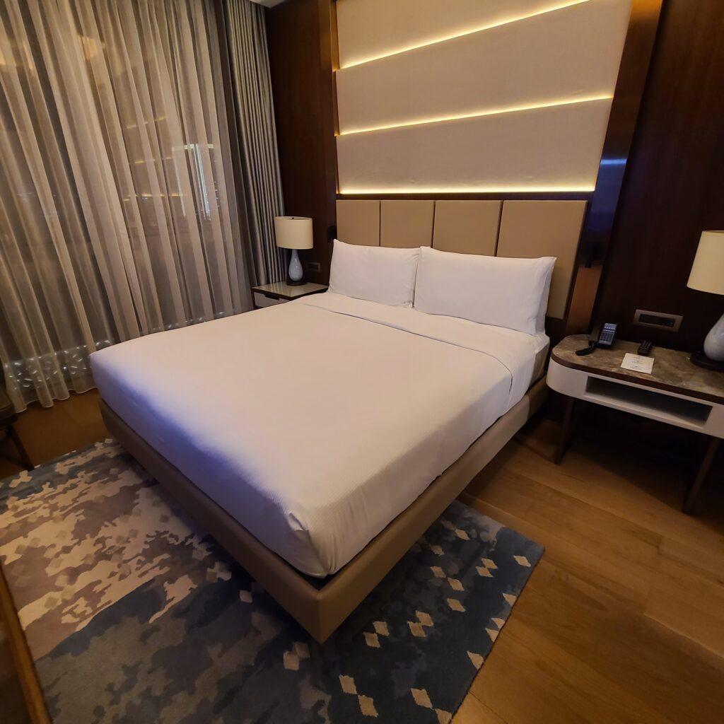 Hilton Tashkent City Corner Suite Bedroom