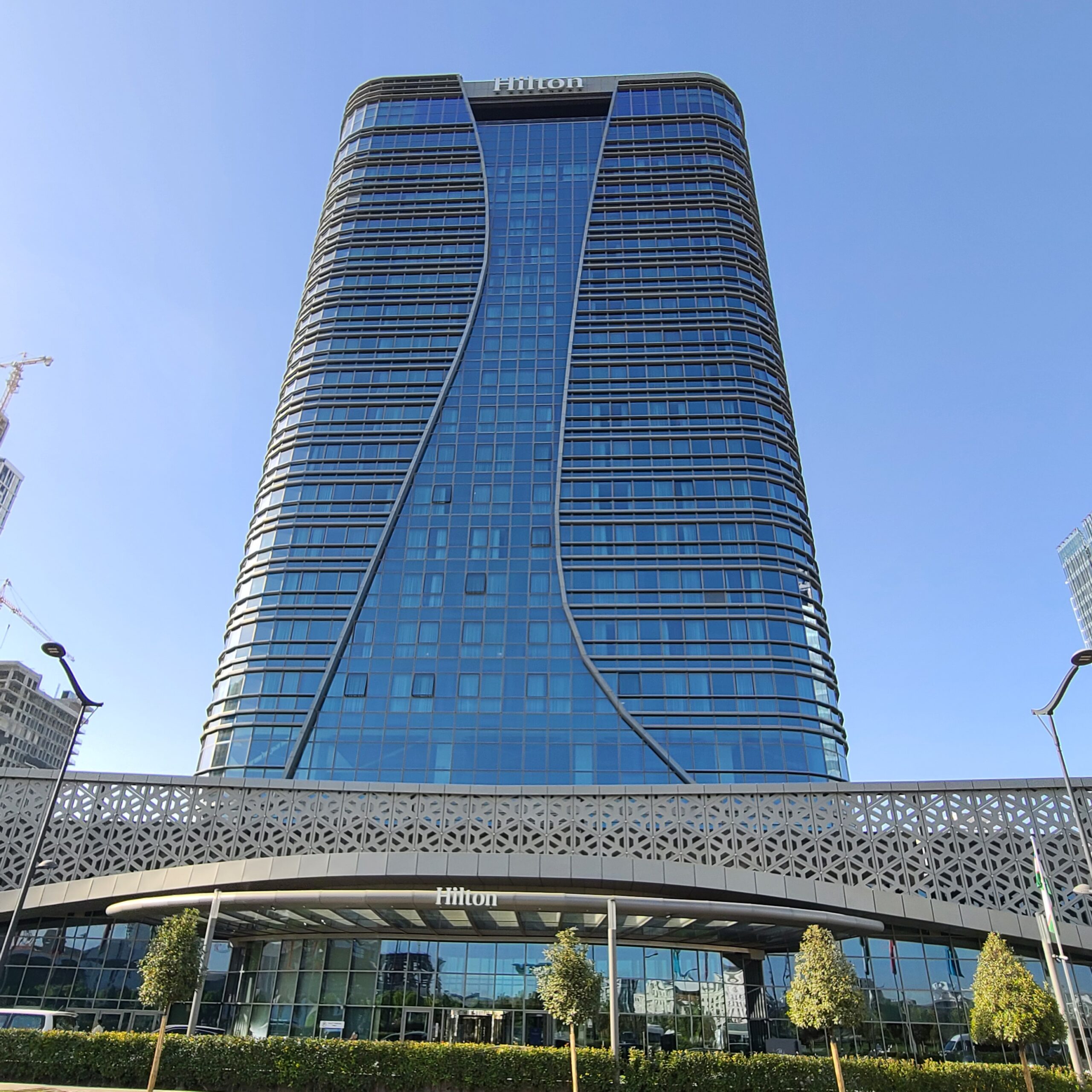 Hilton Tashkent City Building Daytime