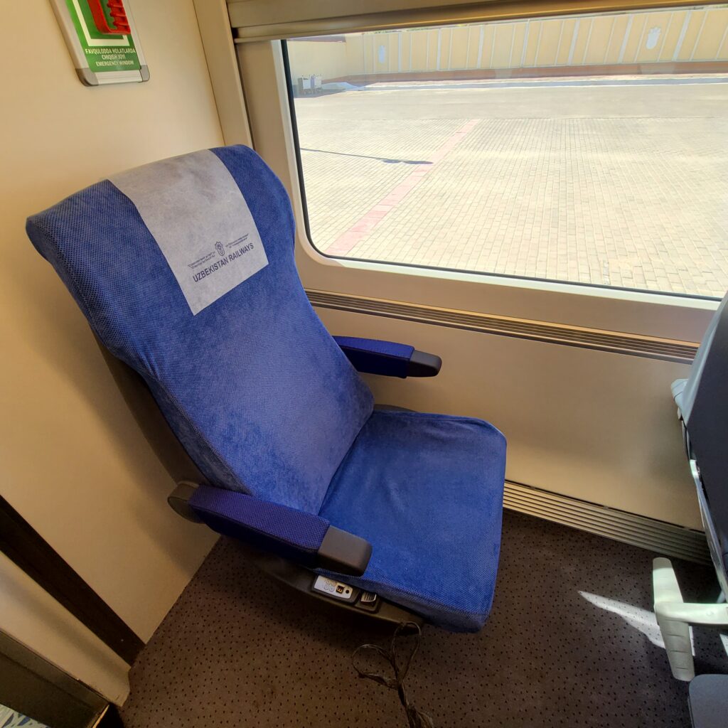 Afrosiyob Business Class Seat