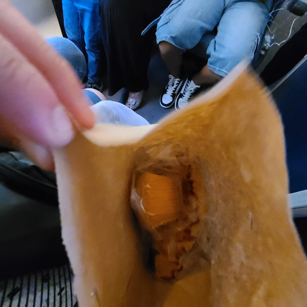 Afrosiyob Economy Class Snacks