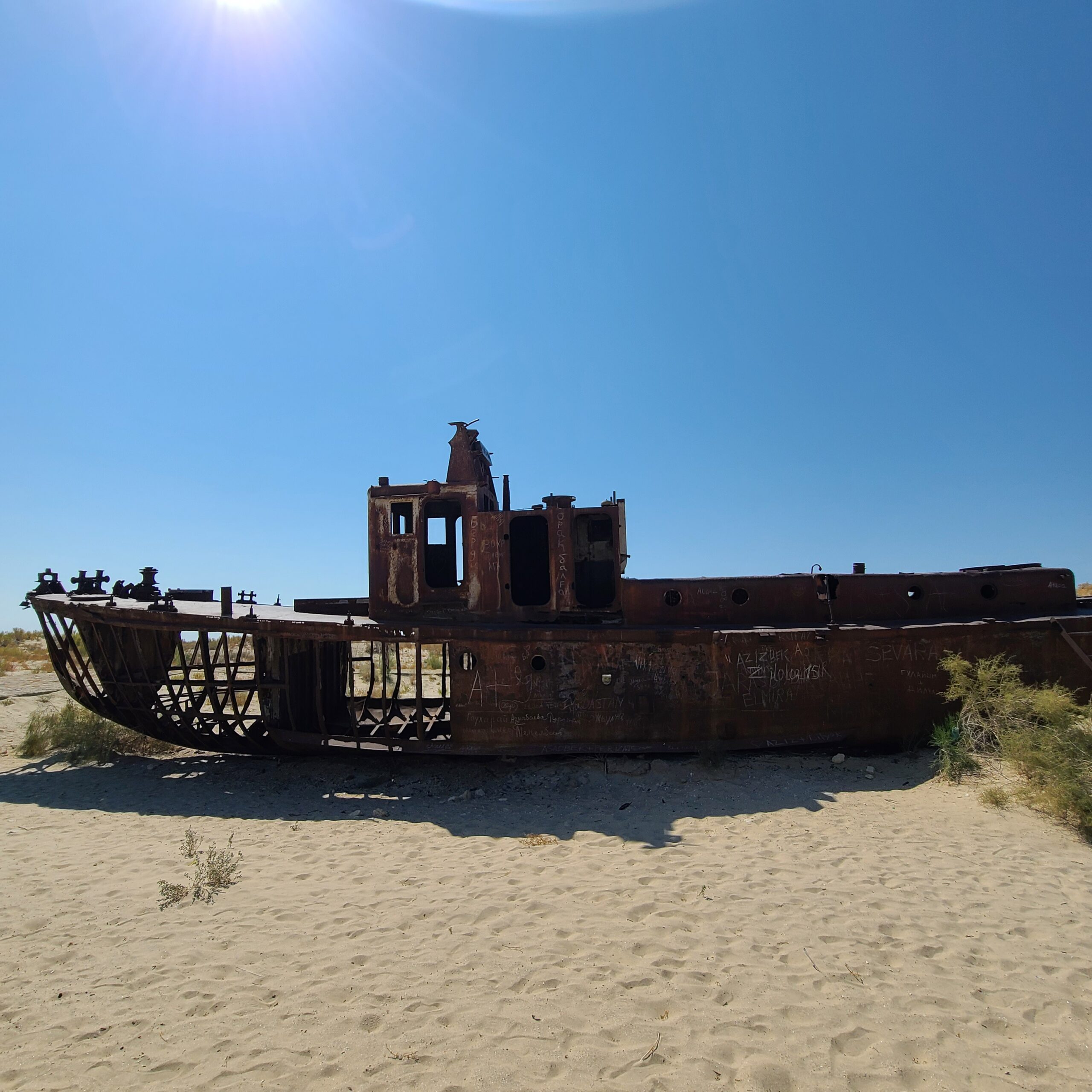 Aral Sea Abandoned Ship