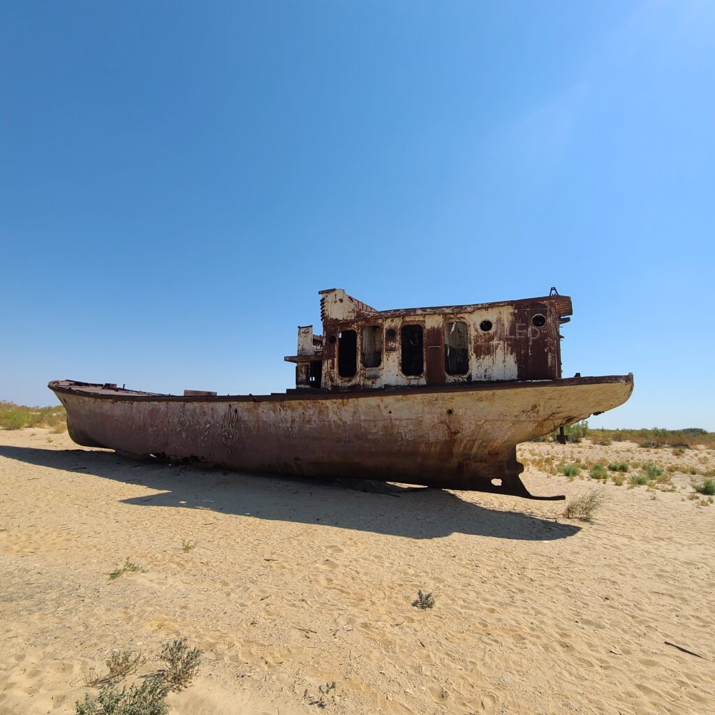 Aral Sea Abandoned Ship