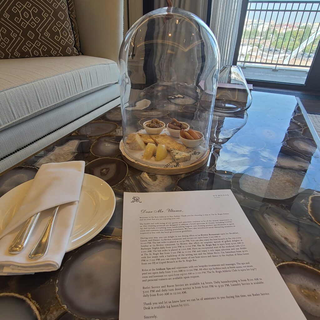 St. Regis Astana Welcome Gift