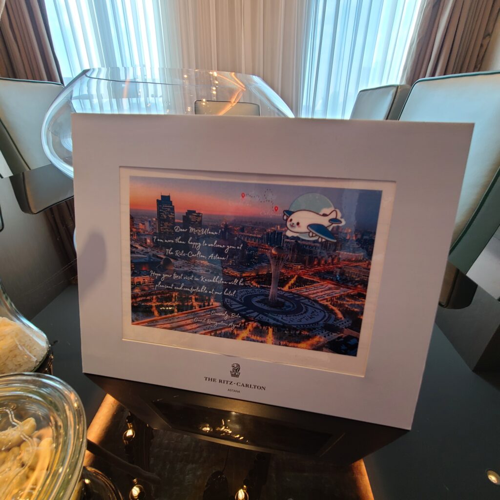 The Ritz-Carlton, Astana Welcome Message