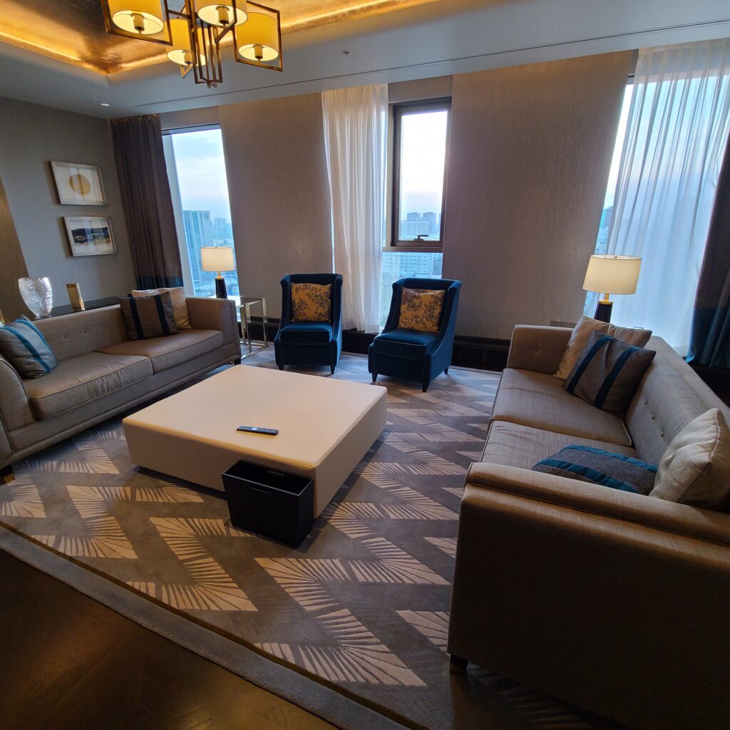 The Ritz-Carlton, Astana Carlton Suite Living Room Seats
