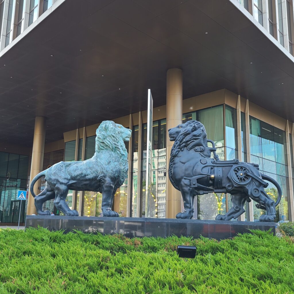 The Ritz-Carlton, Astana Lion Statues