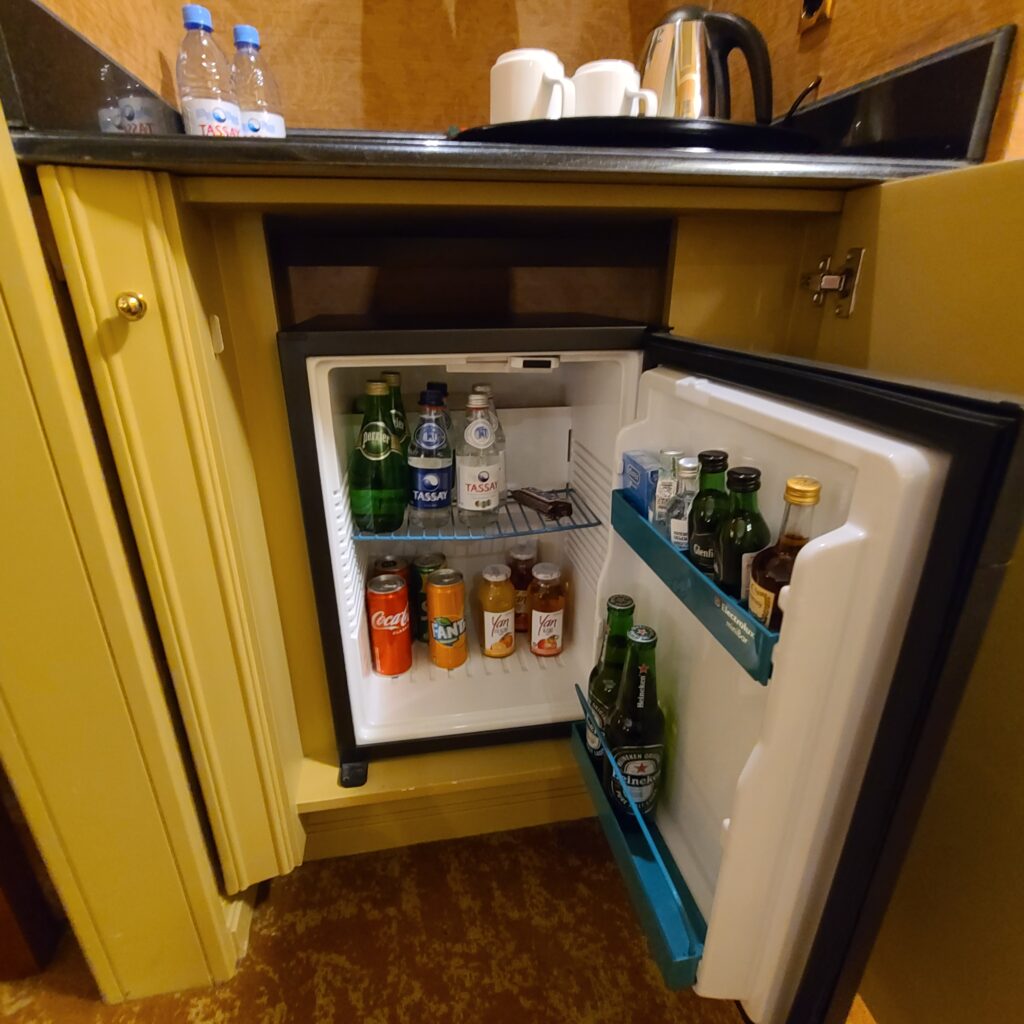 InterContinental Almaty Club Room Minibar