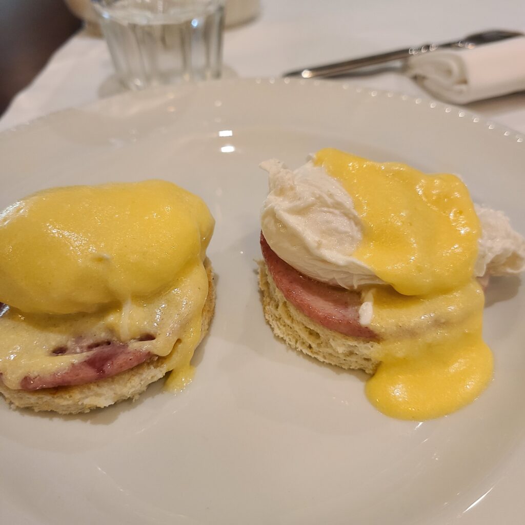 InterContinental Almaty Asian Cafe Restaurant Eggs Benedict