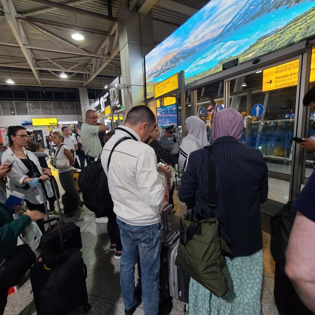 Almaty Airport Boarding Area