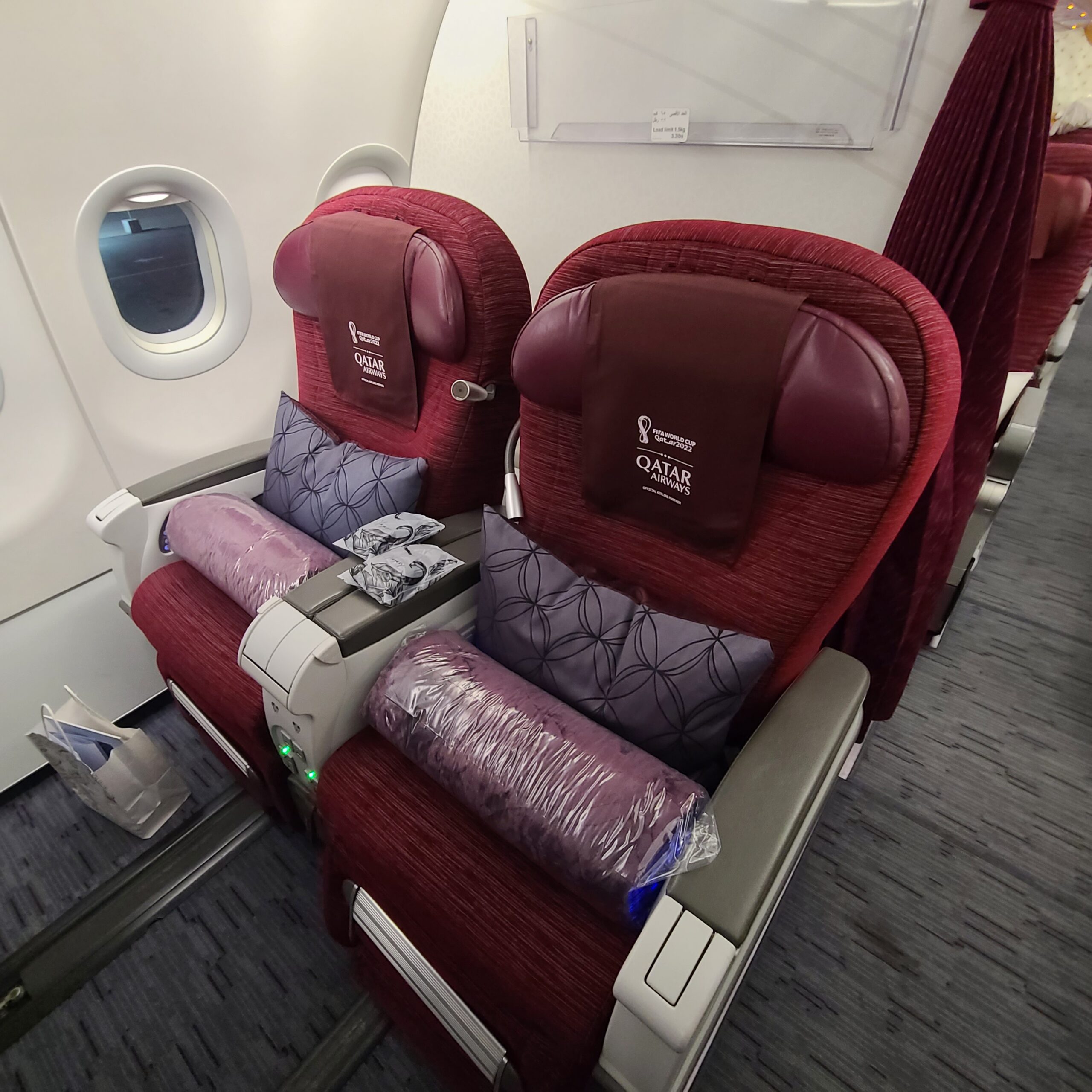 Qatar Airways Business Class Airbus A320 Recline Seats