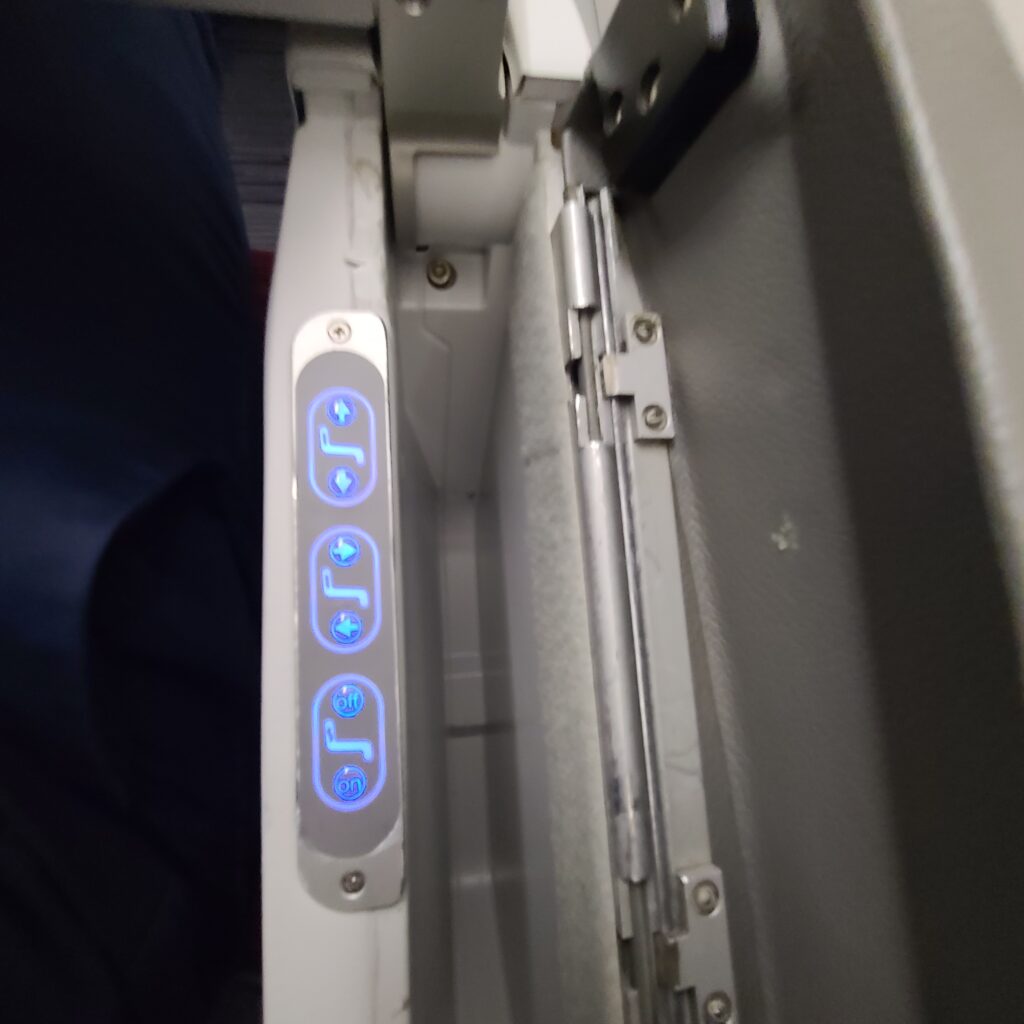 Qatar Airways Old Business Class A320 Folded Tray Table