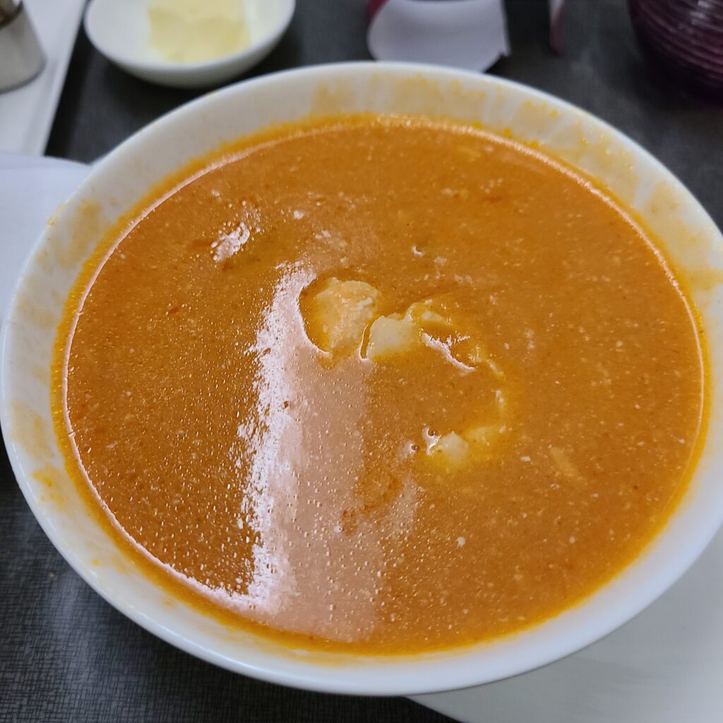 Qatar Airways Business Class A320 Soup