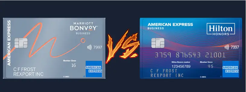 Amex Marriott Bonvoy Business vs. Hilton Honors Business