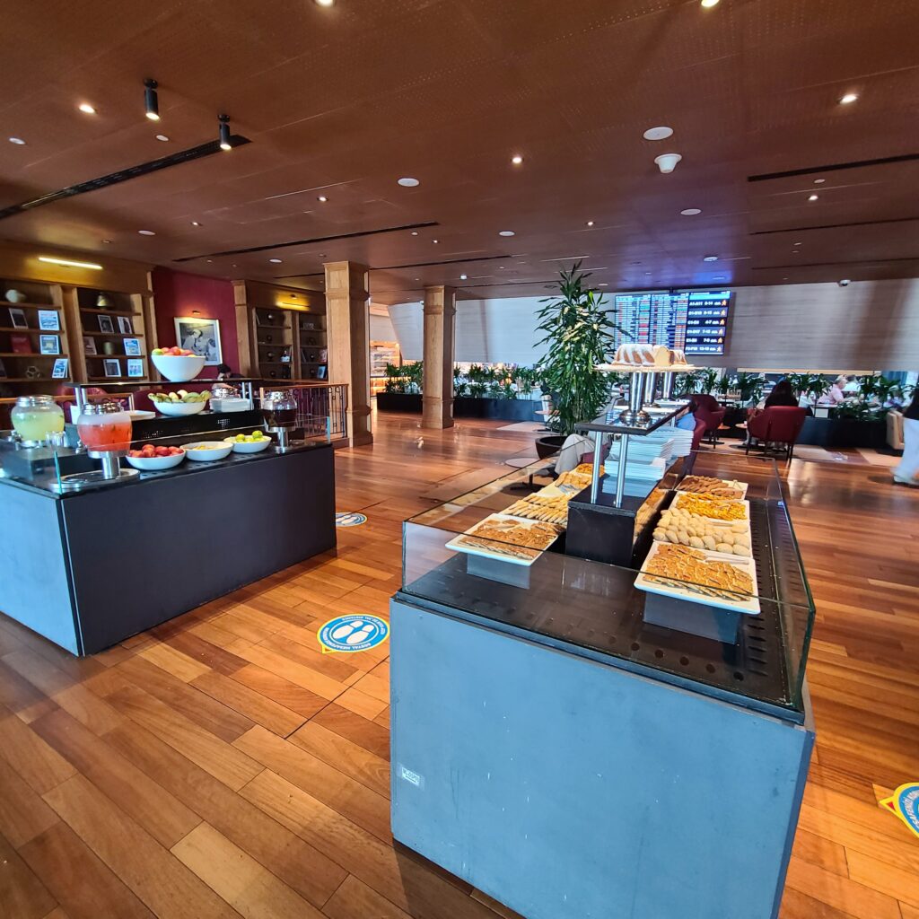 Turkish Airlines Business Class Lounge, Istanbul Airport Tea Garden Snacks