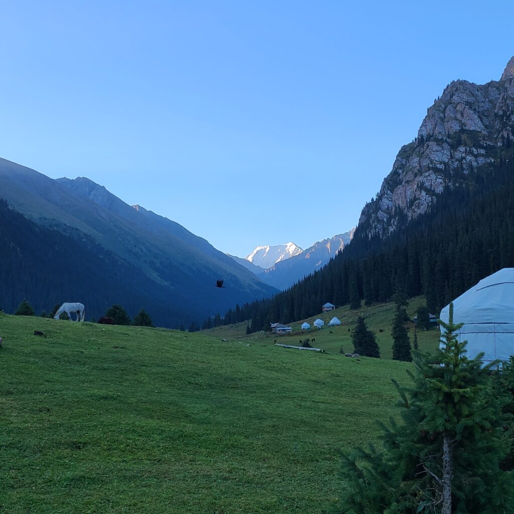 Altyn Arashan Morning View