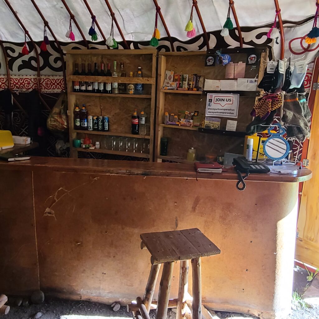 Altyn Arashan Yurt Camp Bar