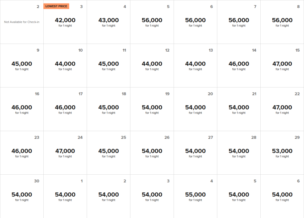 JW Marriott Madrid Marriott Bonvoy Points Requirements