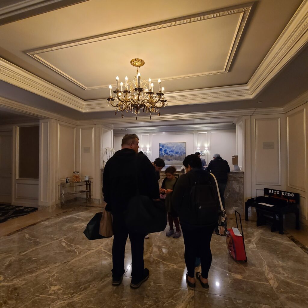 The Ritz-Carlton, San Francisco Check-in Line