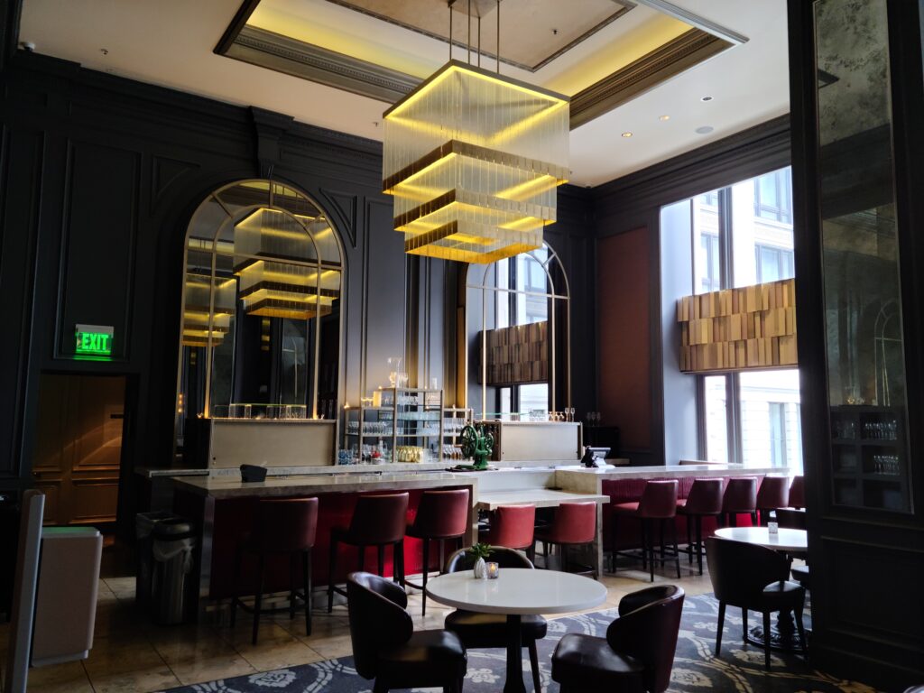 The Lounge Lobby at Ritz Carlton SF Bar