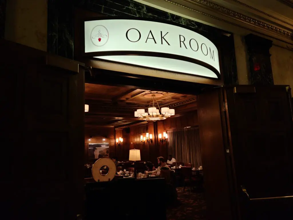 The Westin St. Francis San Francisco Oak Room