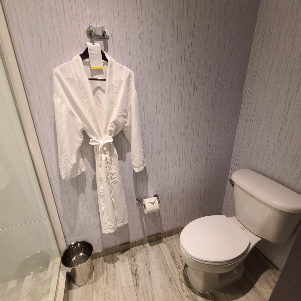 The Westin Palo Alto Bath Robe & Toilet