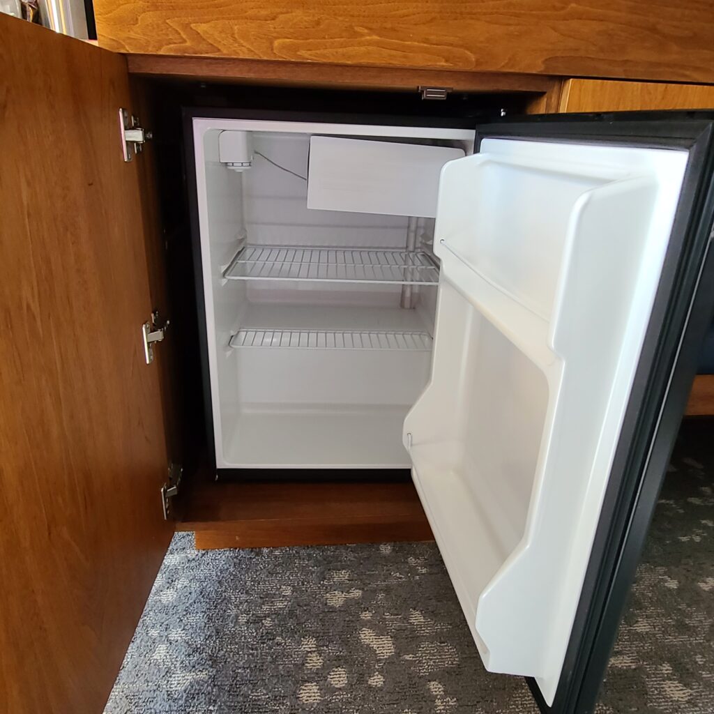 The Westin Palo Alto Corner Guest Room Mini Fridge